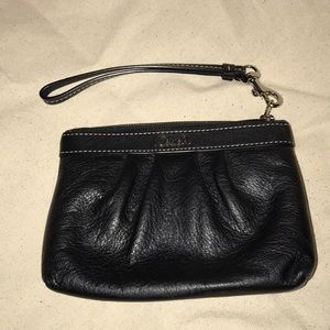 Black Coach wristlet